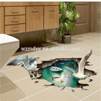 custom removable pvc floor sticker/high quality floor sticker